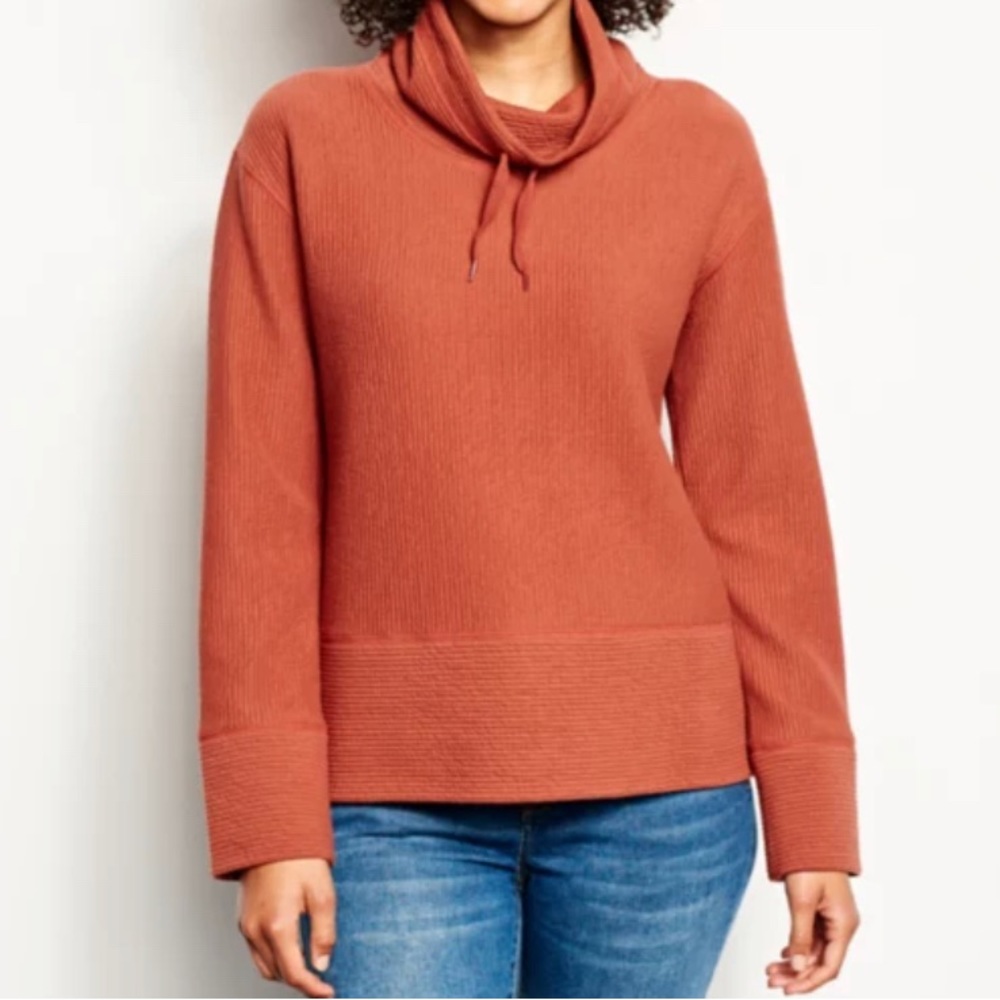 Orvis Textured Cowl Sweatshirt XS
